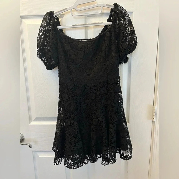 KARINA GRIMALDI 
Melanie Lace Mini Dress - Black - Picture 4 of 6